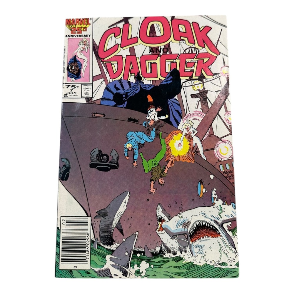Cloak and Dagger #3 Marvel‎ Comic Book 1984 2nd Series Newsstand Edition